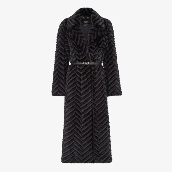 Fendi Coat In Multi