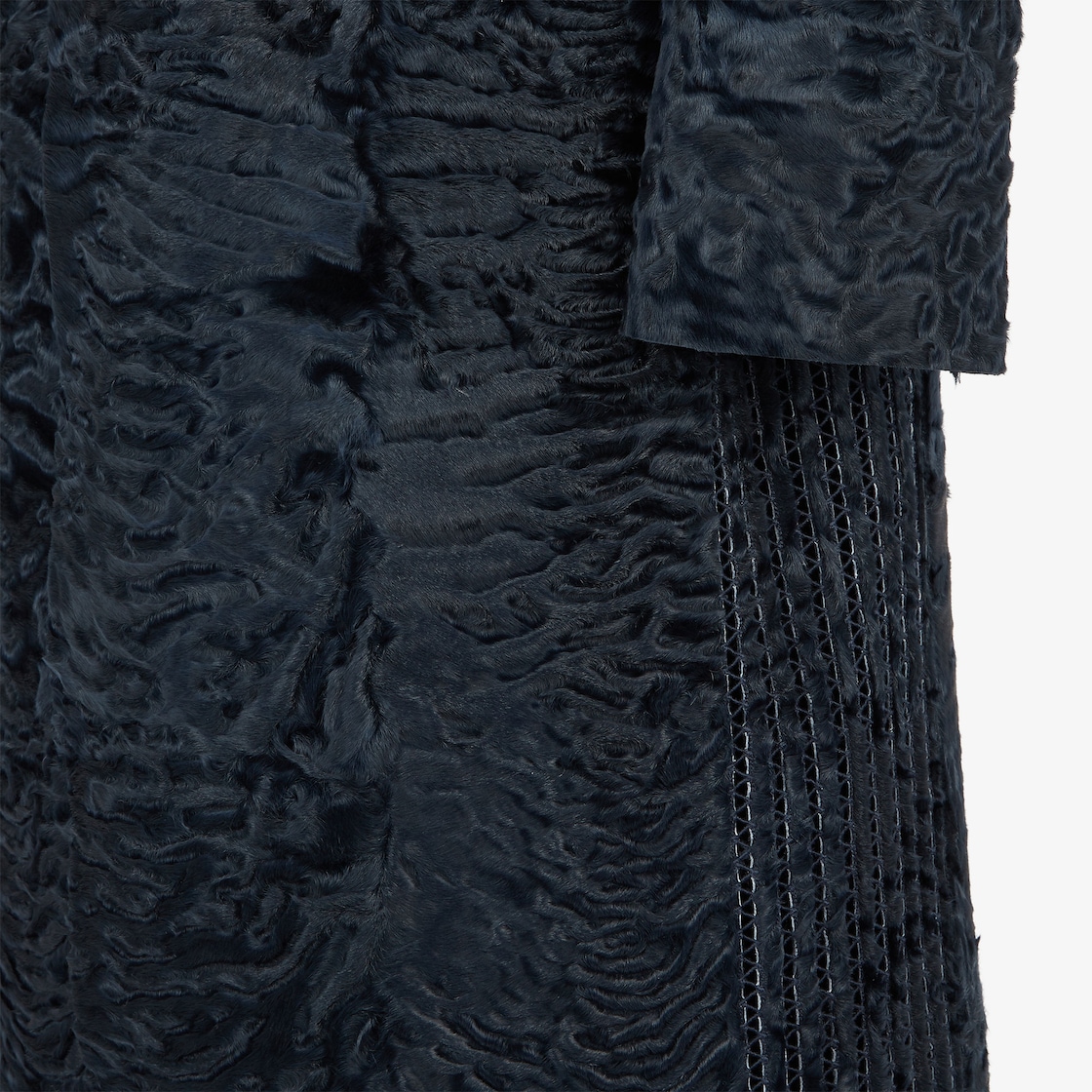 Coat Blue swakara coat Blue - Image 3/3