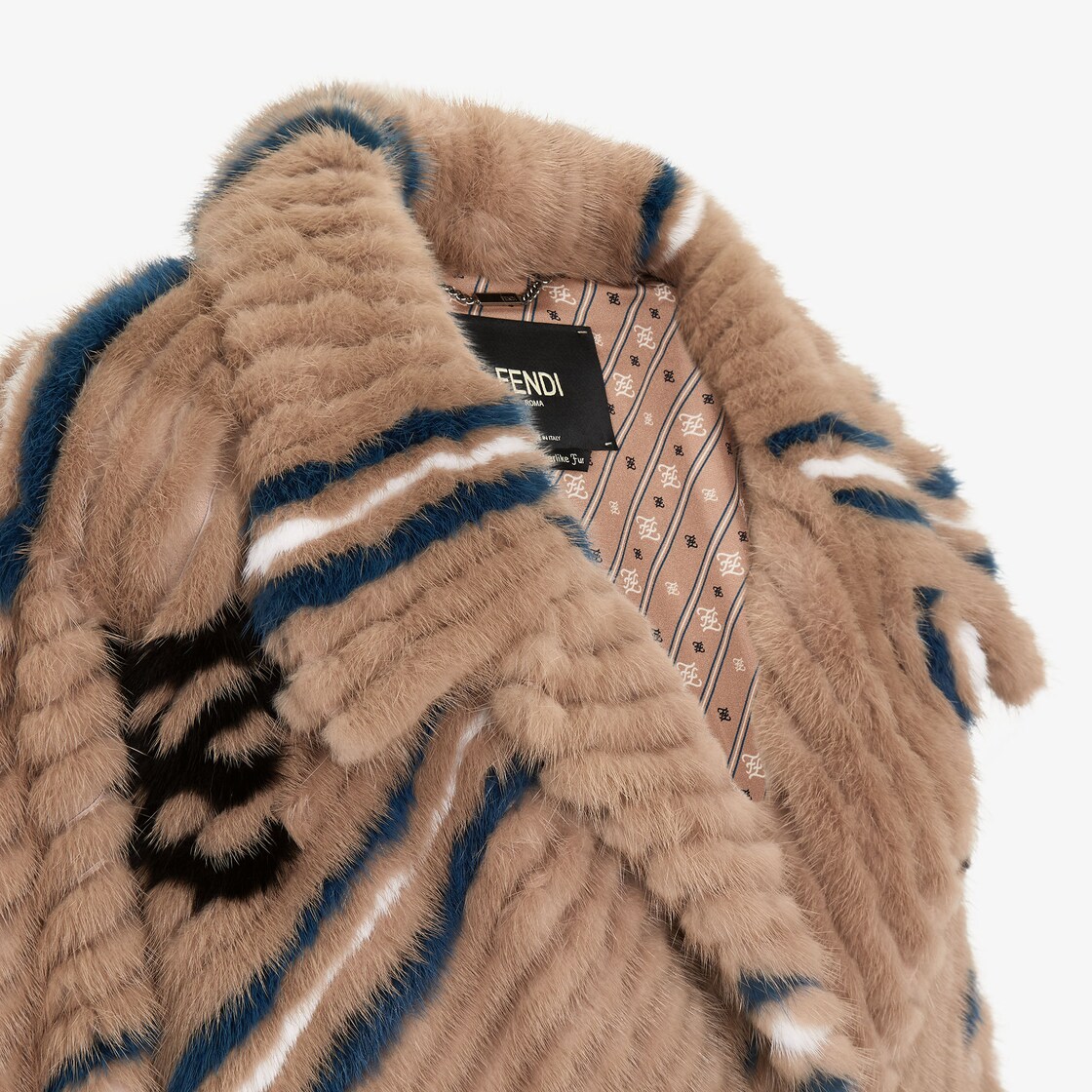 Coat Fur Beige - Image 4/4