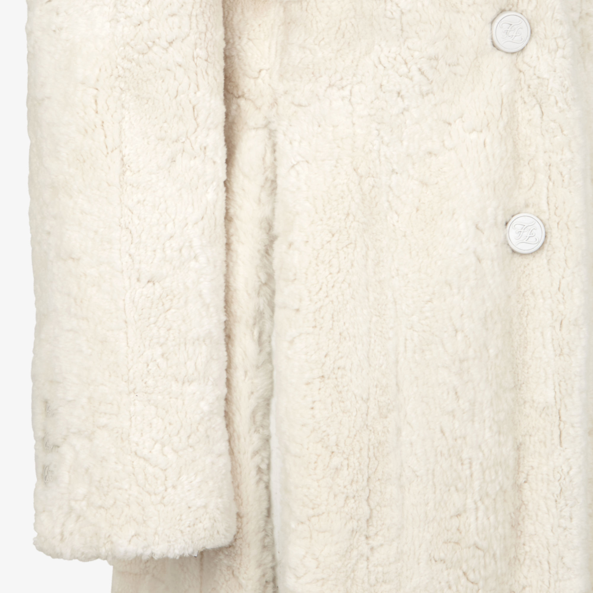 Coat Fur White | Fendi