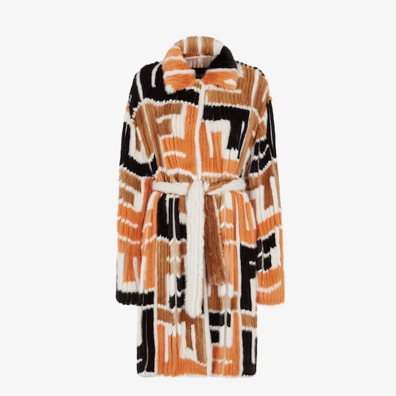 Fendi Wrap-style midi coat