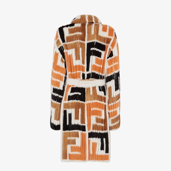 Fendi Wrap-style midi coat | Thumbnail 2