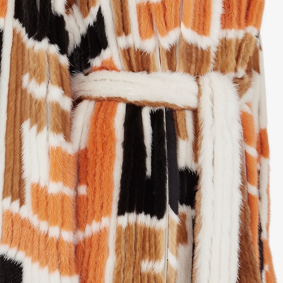 Fendi Wrap-style midi coat | Thumbnail 3