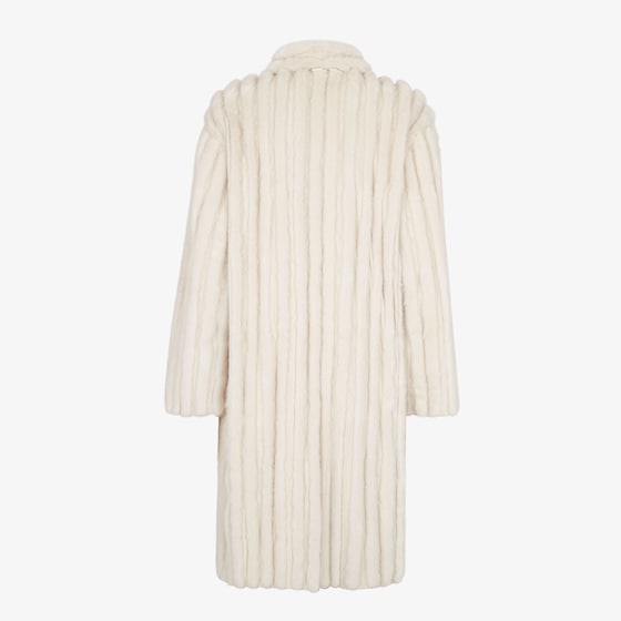 Fendi Midi coat with shirt collar and long, dropped sleeves | Thumbnail 2