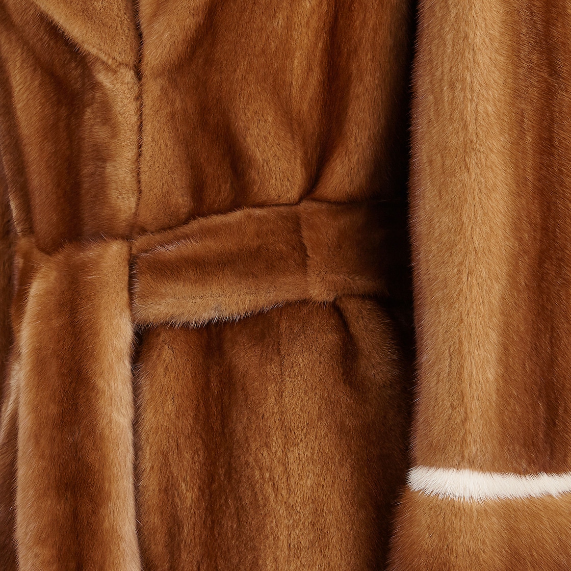 Coat Fur Brown - Image 3/3