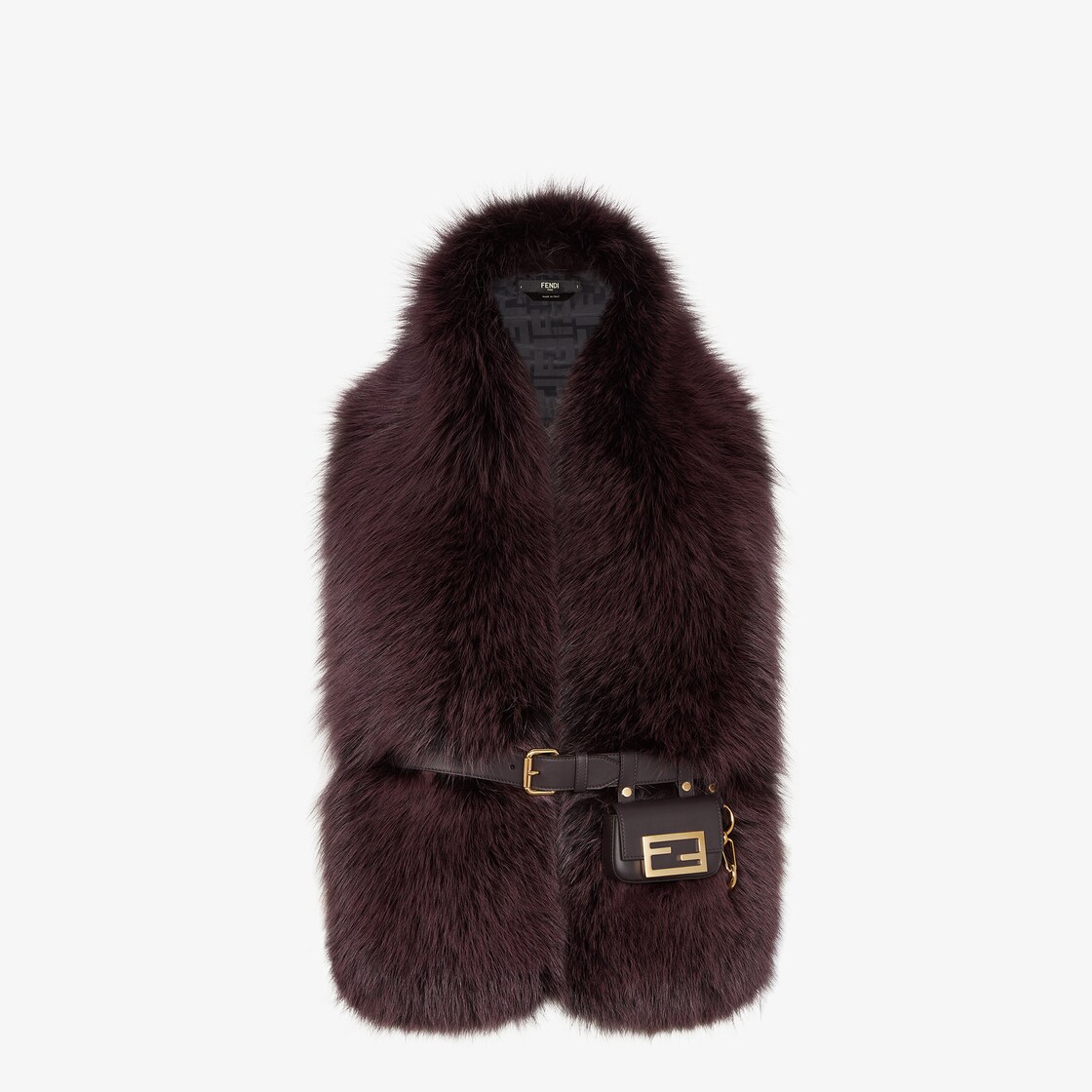 Maxi Stole Fur Purple - Image 1/2