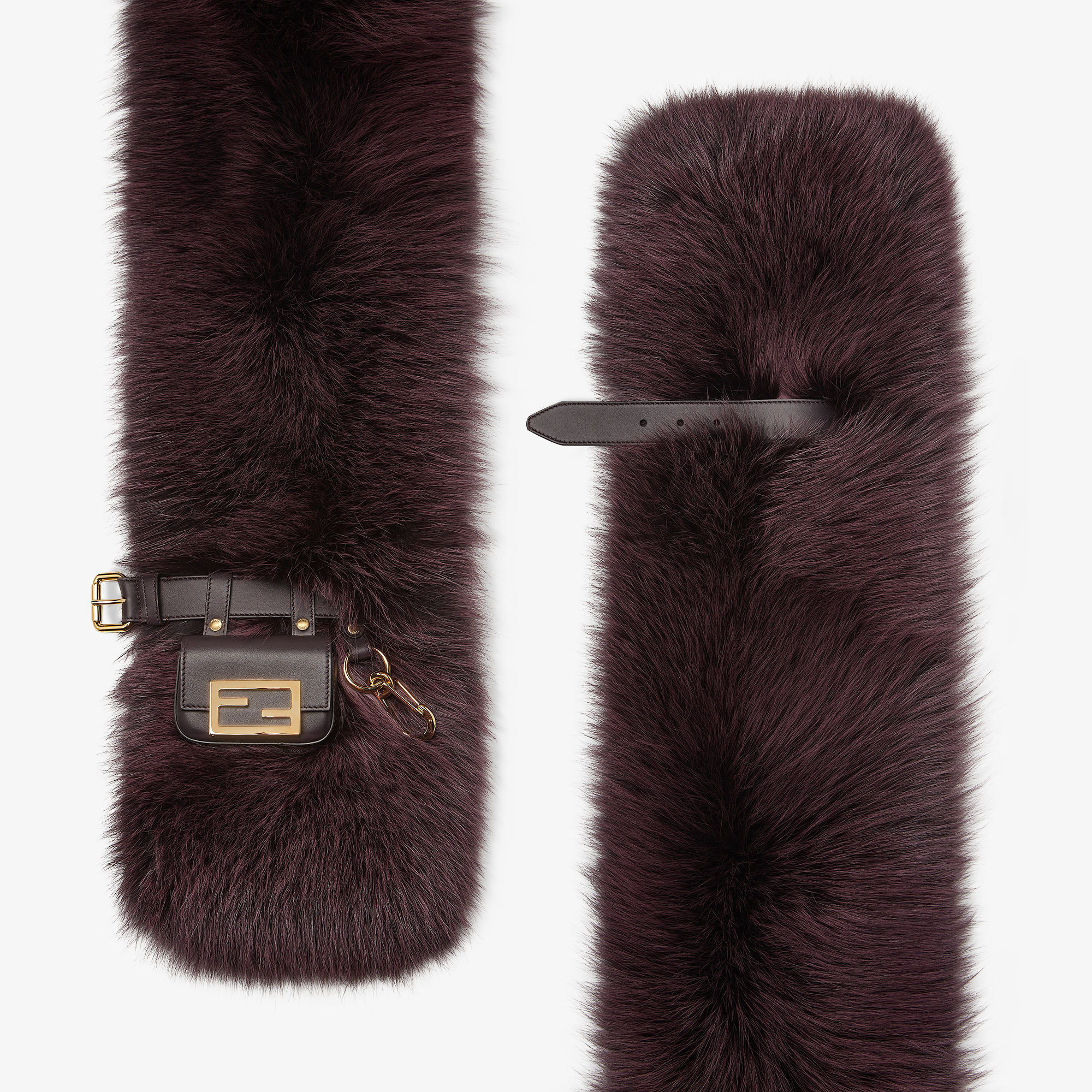 マキシストール ファー パープル | Fendi マキシストール ファー パープル | Fendi