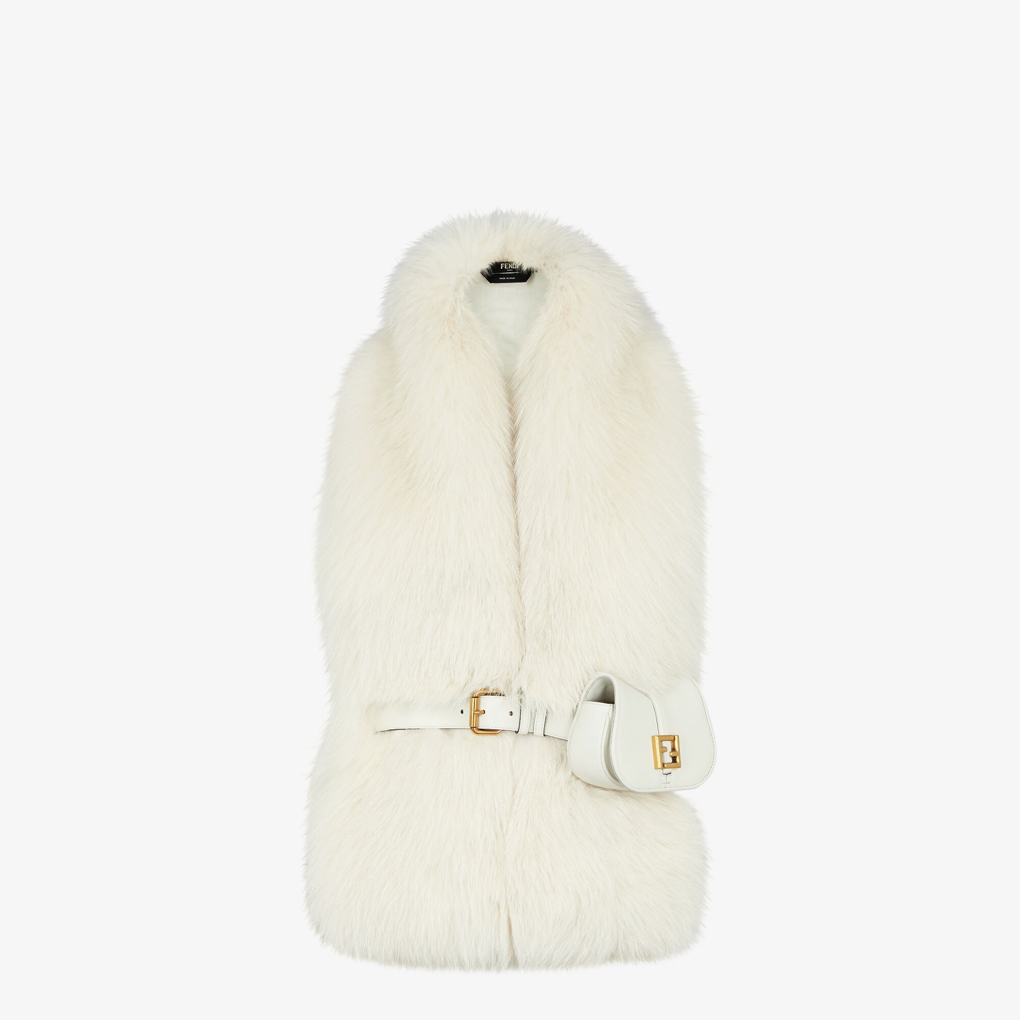 マキシストール ファー ホワイト | Fendi マキシストール ファー ホワイト | Fendi