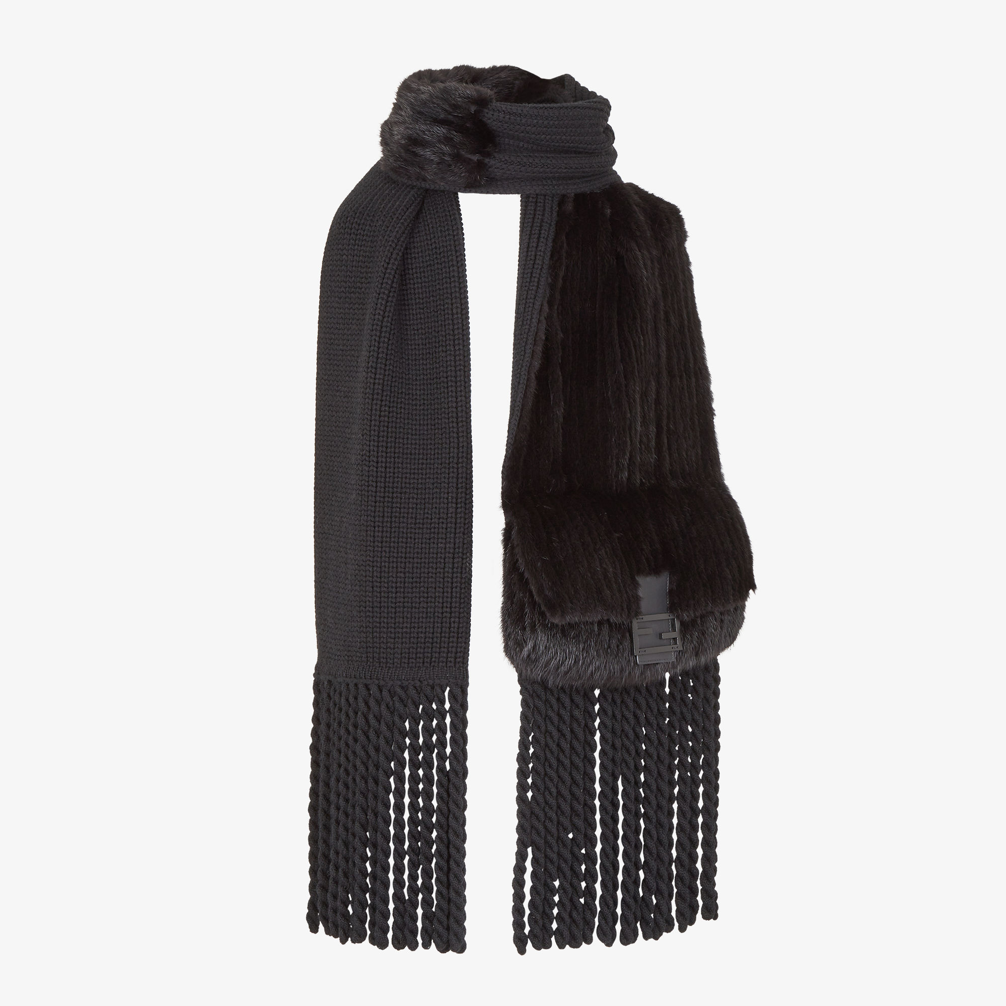 fendi black scarf