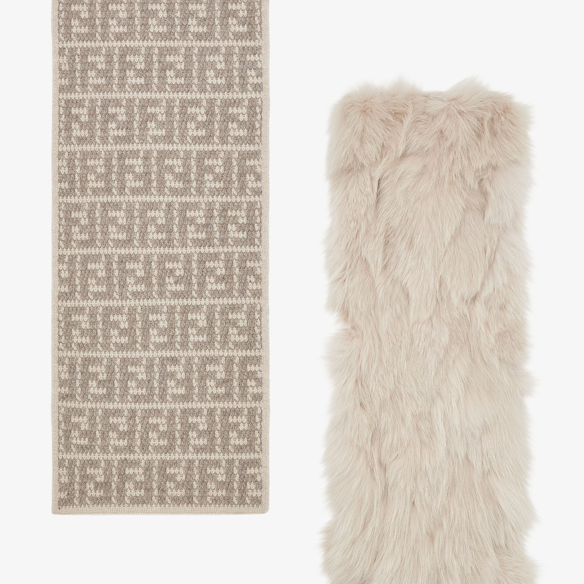 マキシストール ファー ホワイト | Fendi