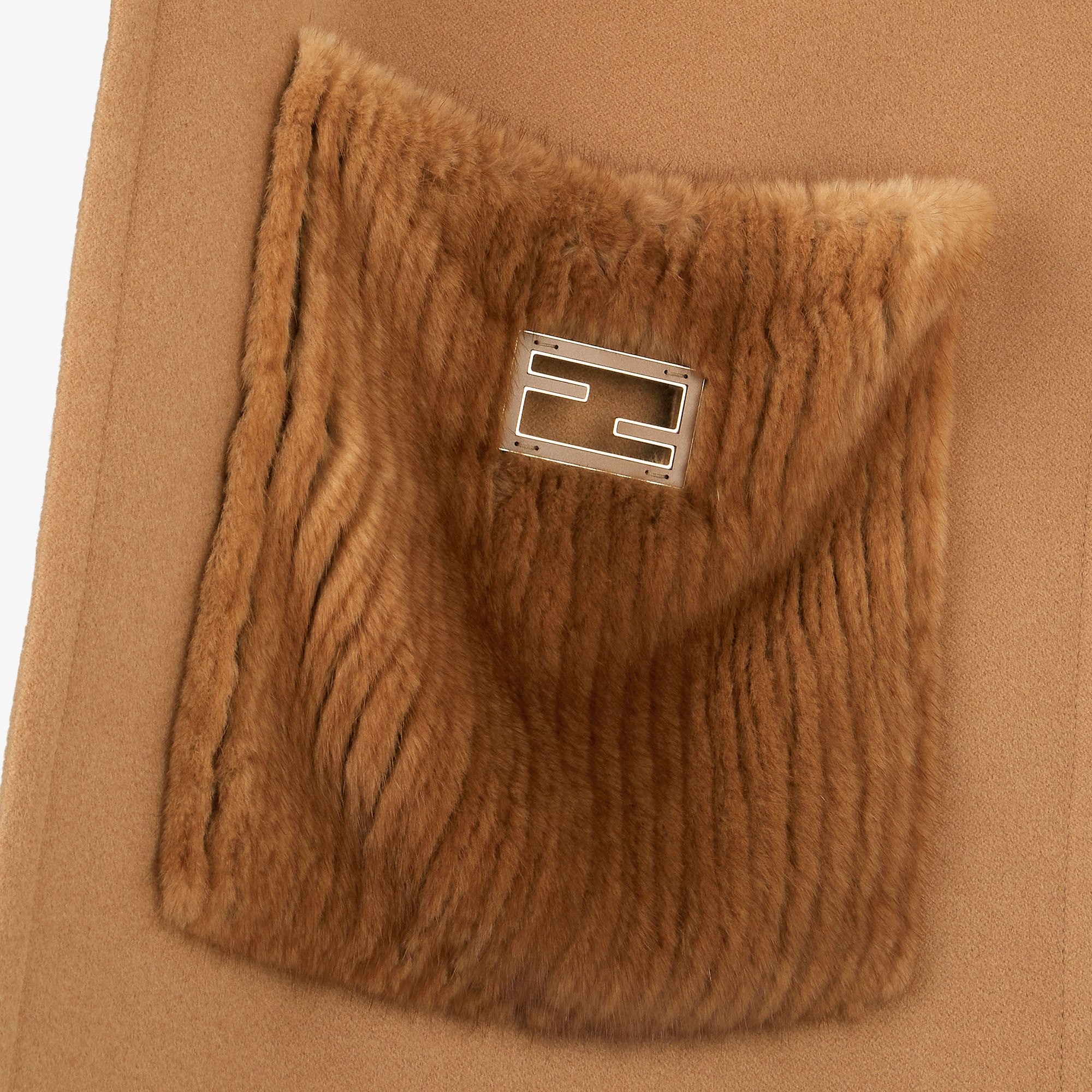 マフラー ウール ブラウン | Fendi