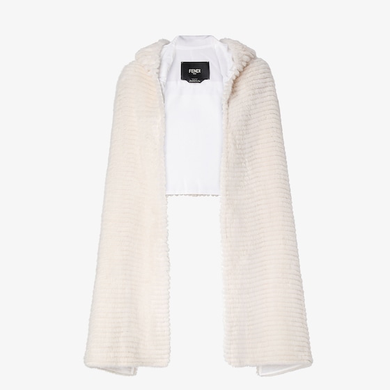 Fendi Long scarf with hood, folds away for easy storage or travel