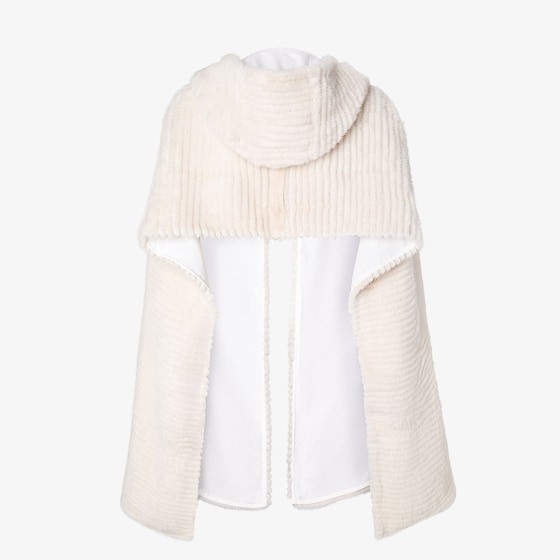 Fendi Long scarf with hood, folds away for easy storage or travel | Thumbnail 2