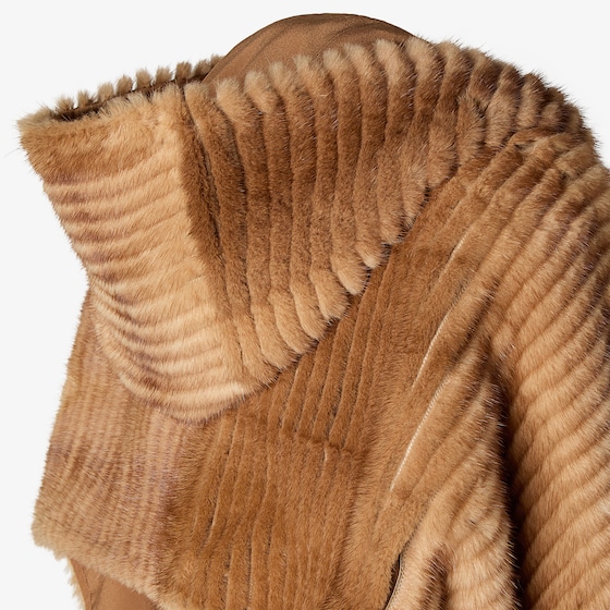 Fendi Long scarf with hood, folds away for easy storage or travel | Thumbnail 3