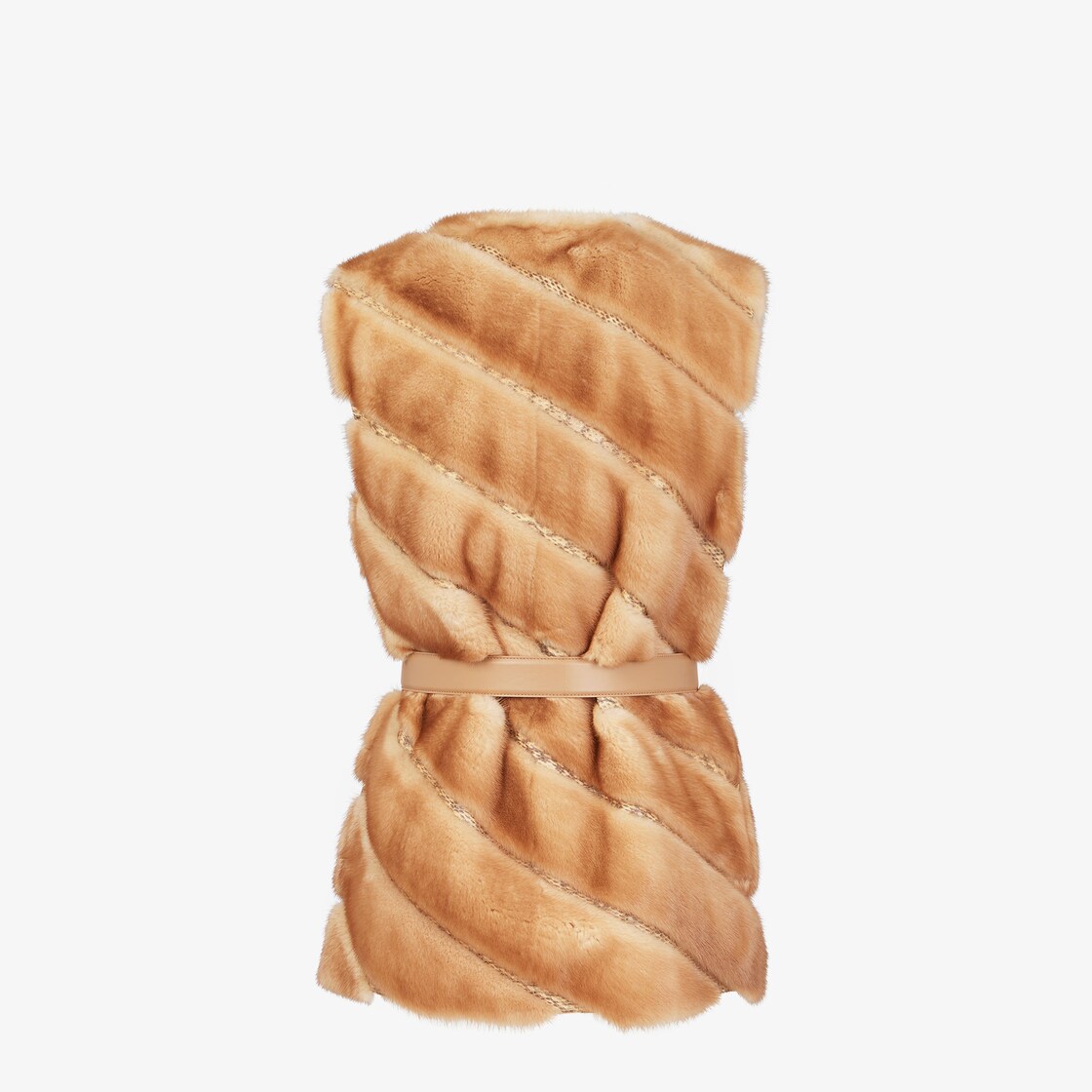 Gilet Fur Brown - Image 2/3