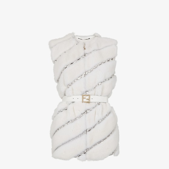 Fendi Gilet In White
