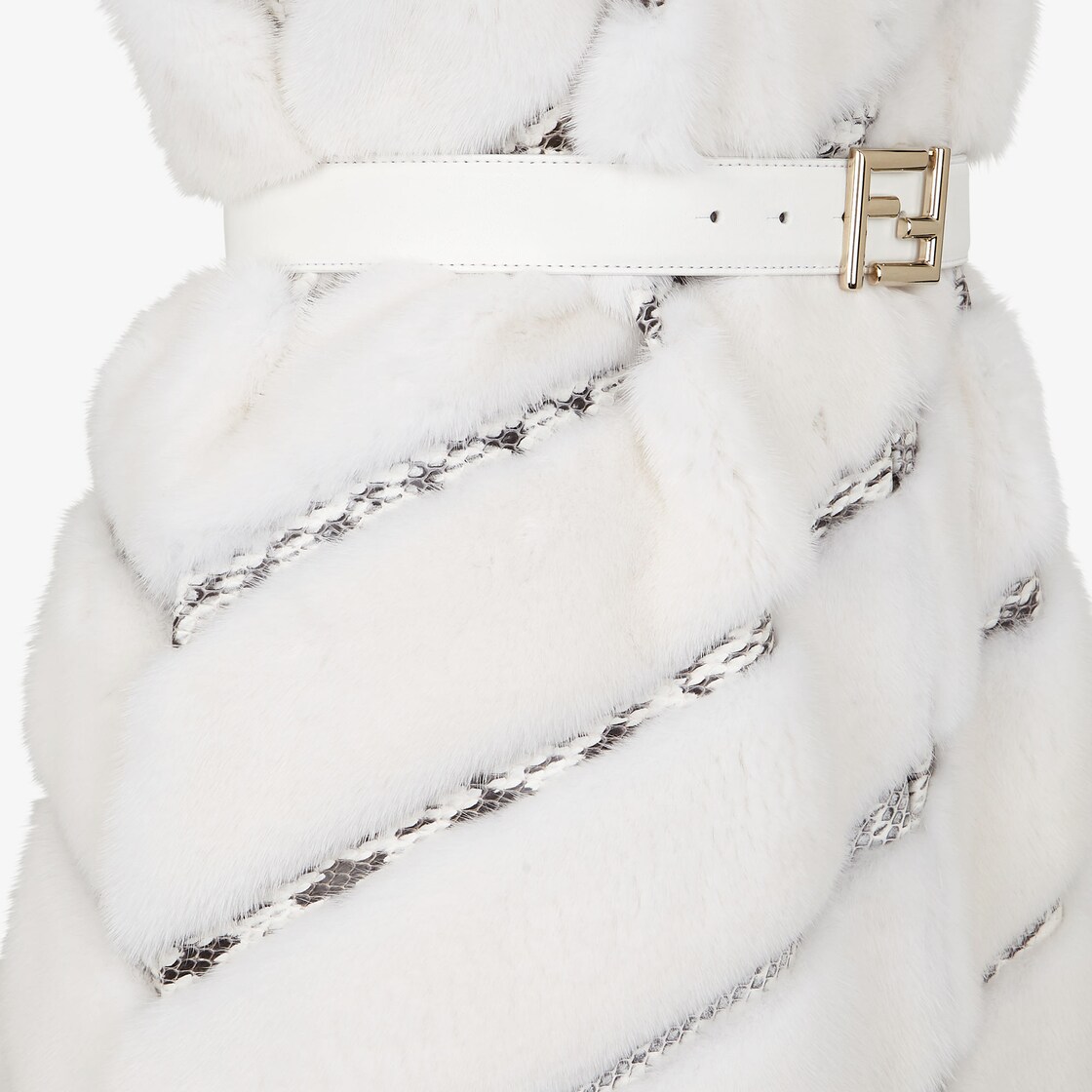 Gilet Fur White - Image 3/4