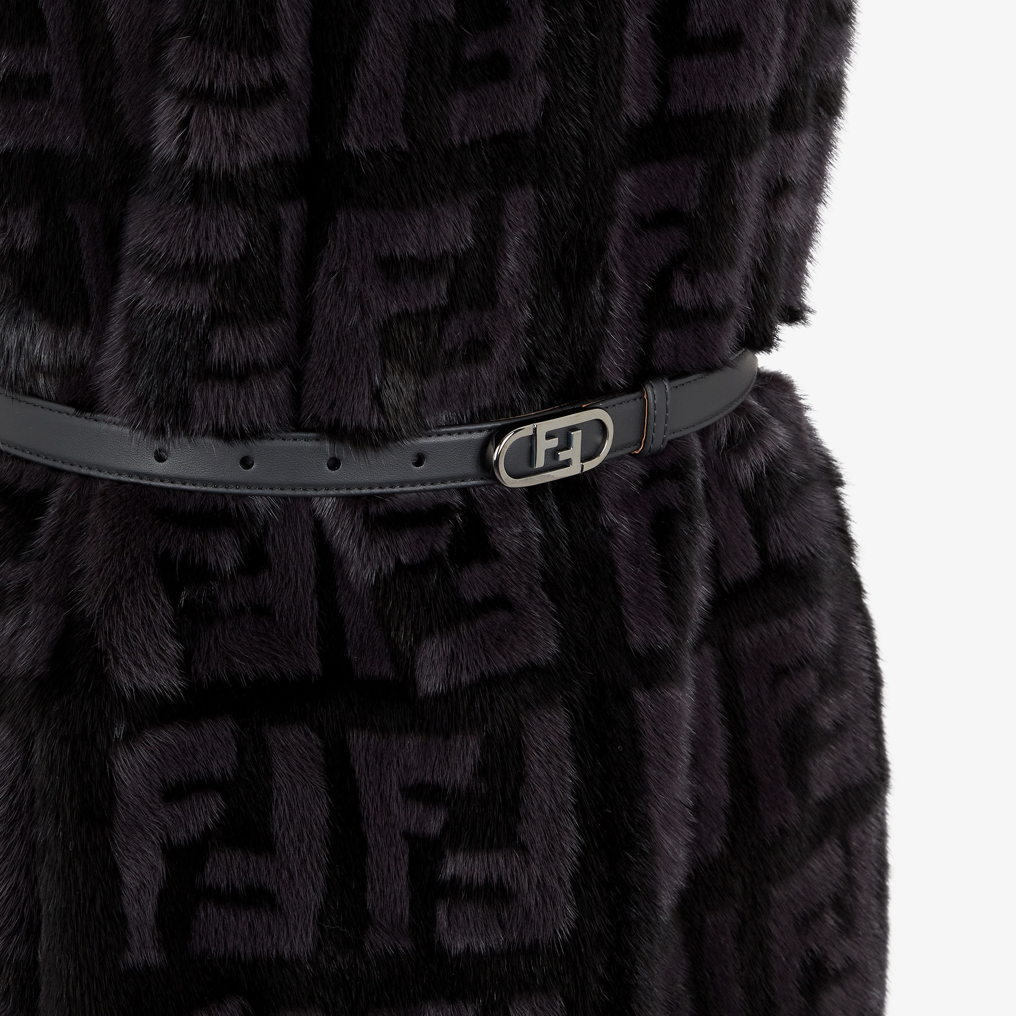 ジレ - ブラックミンク ジレ | Fendi