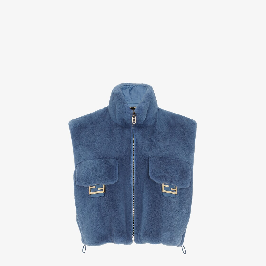 Vest - Blue mink vest | Fendi