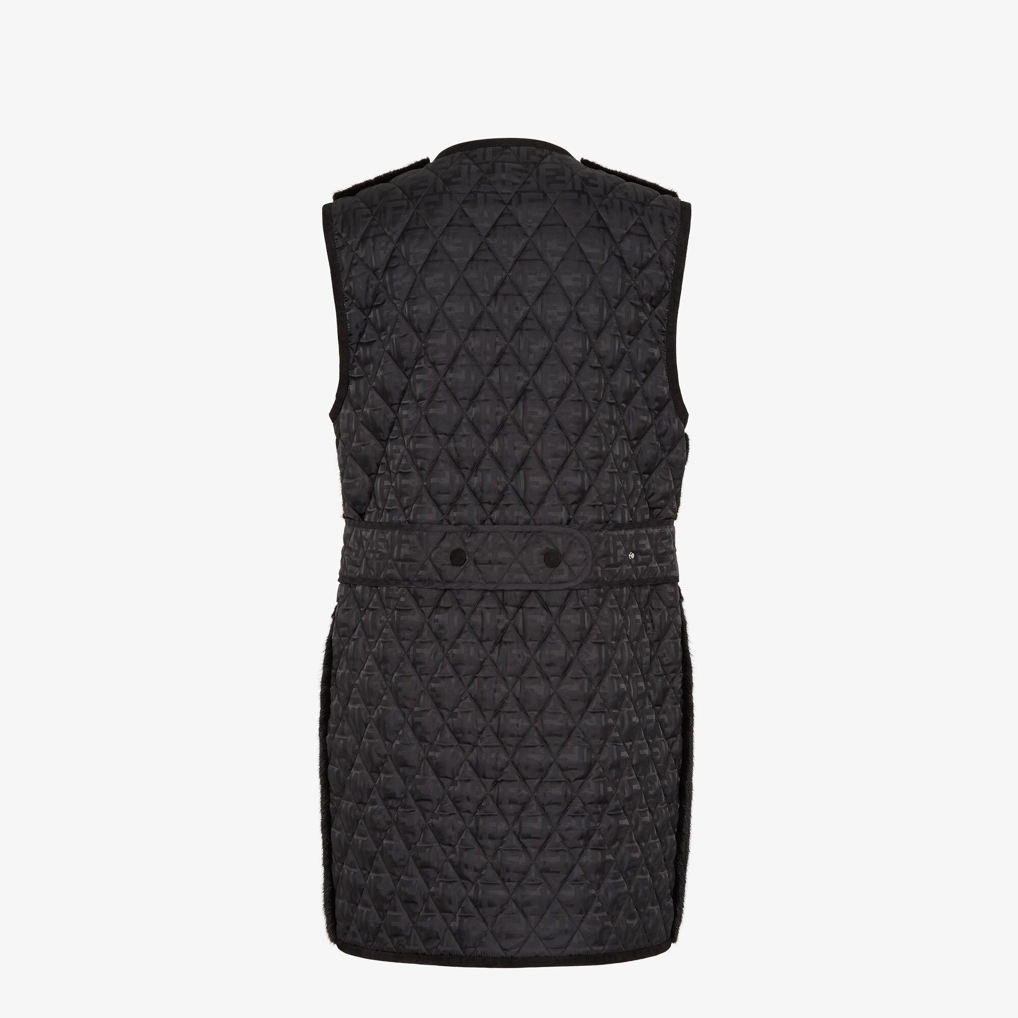 ジレ ファー ブラック | Fendi