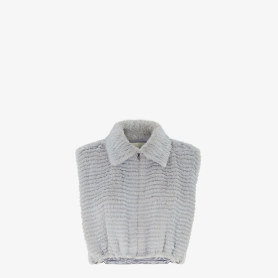 Fendi Gilet In Grey