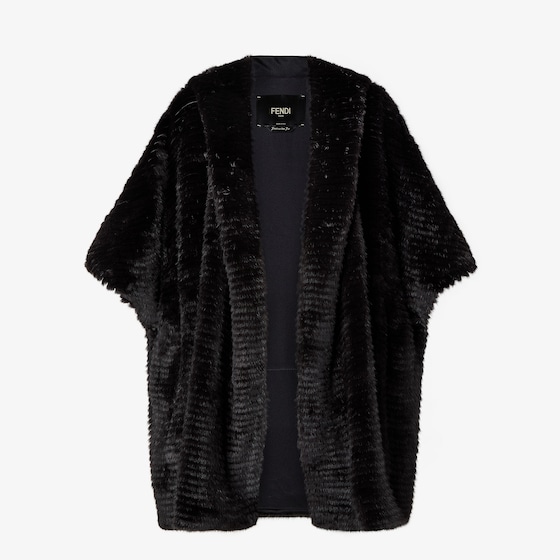 Fendi Hooded poncho that folds away for easy storage or travel