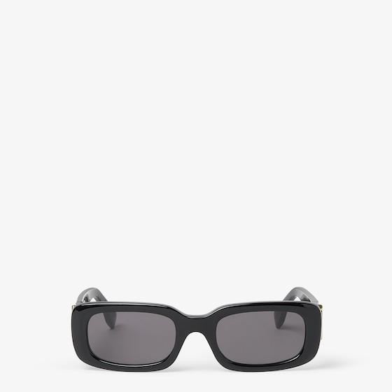 Fendi Rectangular FF Diamonds glasses in black acetate