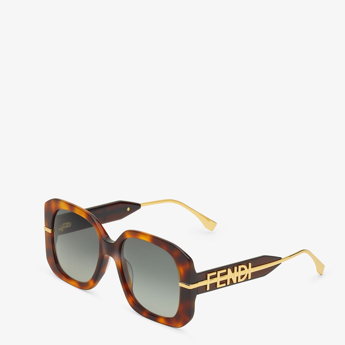 FENDI ROMA ローブリッジフィットハバナアセテート サングラス