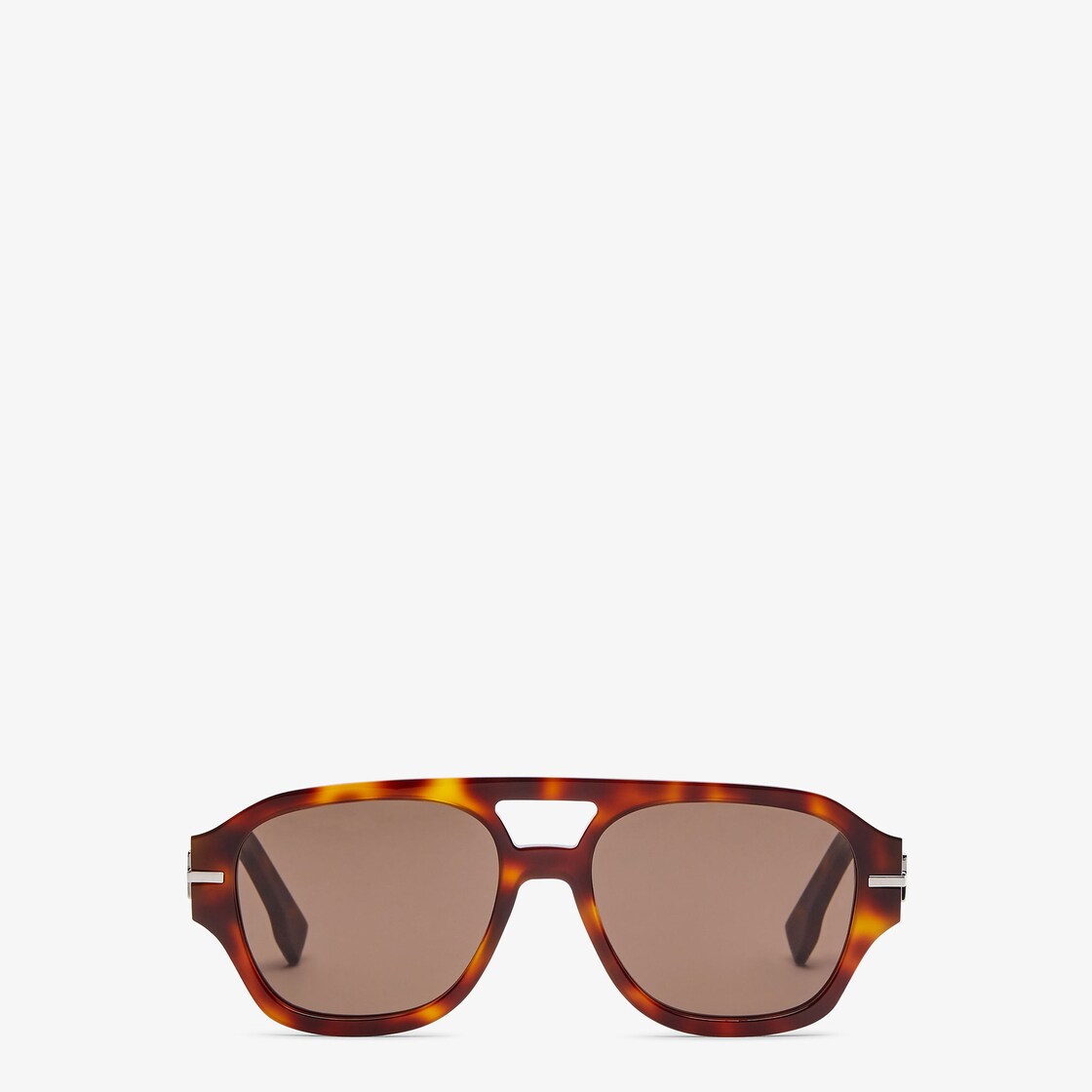 Fendi Gold With Green Mirror Sunglasses for Men