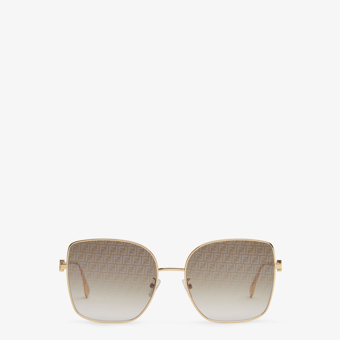 Fendi sunglasses with clearance logo on lens