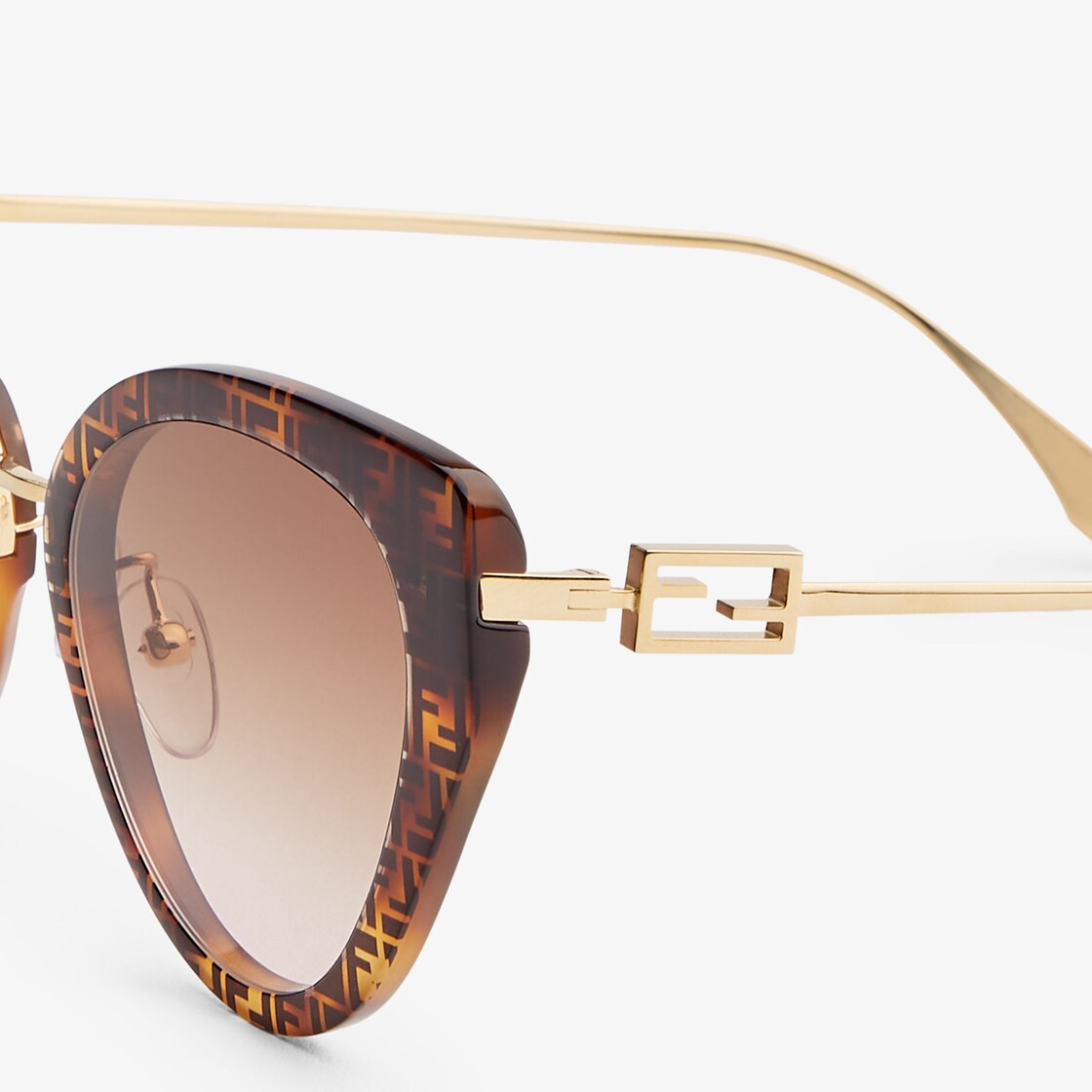 FENDI EYEWEAR Baguette cat-eye acetate sunglasses in 2023