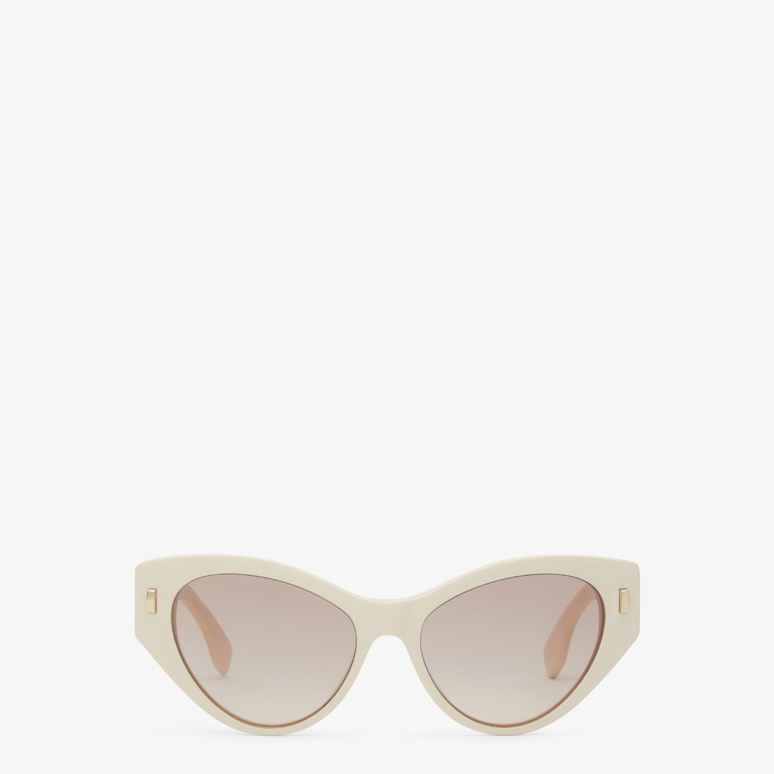 Cat Eye Sunglasses in White - Fendi