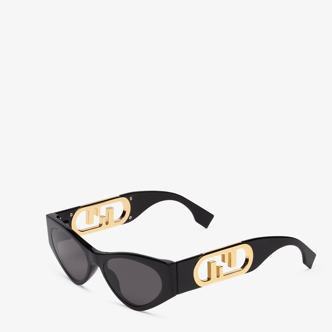 Fendi O'lock Cat-eye Acetate And Gold-tone Optical Glasses - Black -  ShopStyle Eyeglasses