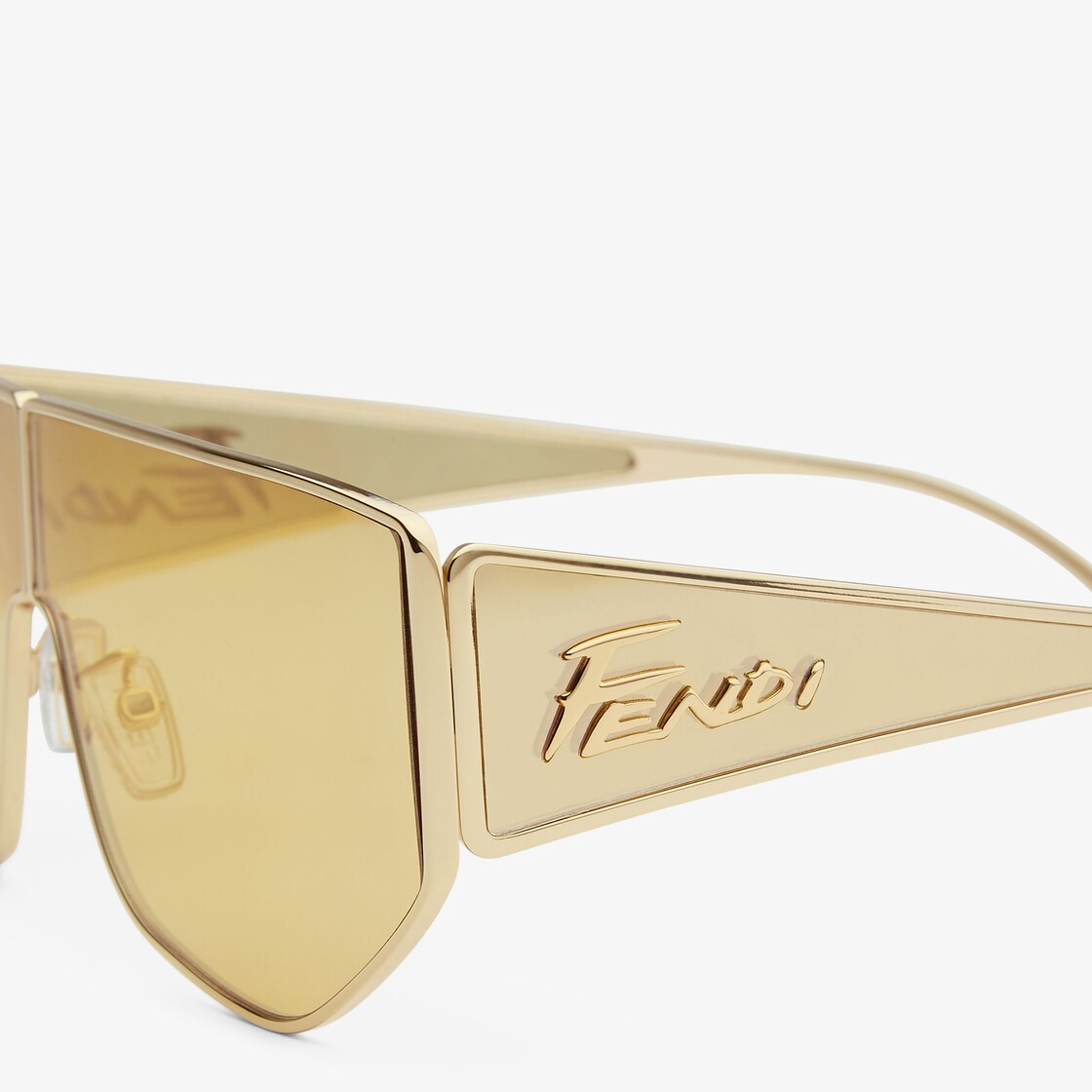 Shop Fendi Fendi Disco 68MM Geometric Sunglasses