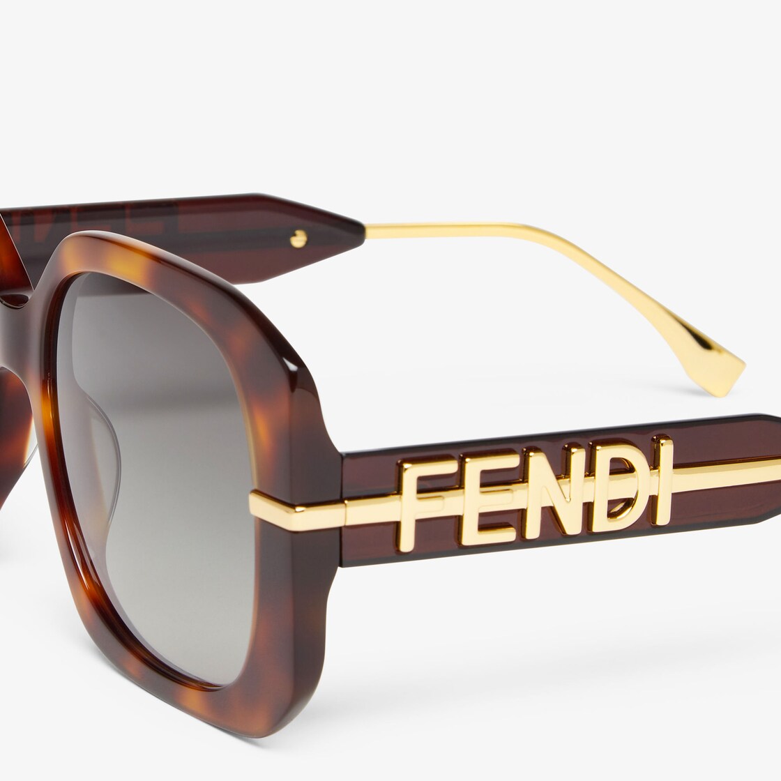 Lunettes de soleil en Marron de luxe pour Femme FENDI FR