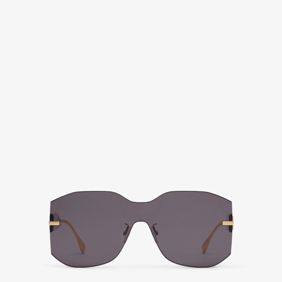 Fendigraphy Black shield sunglasses Fendi