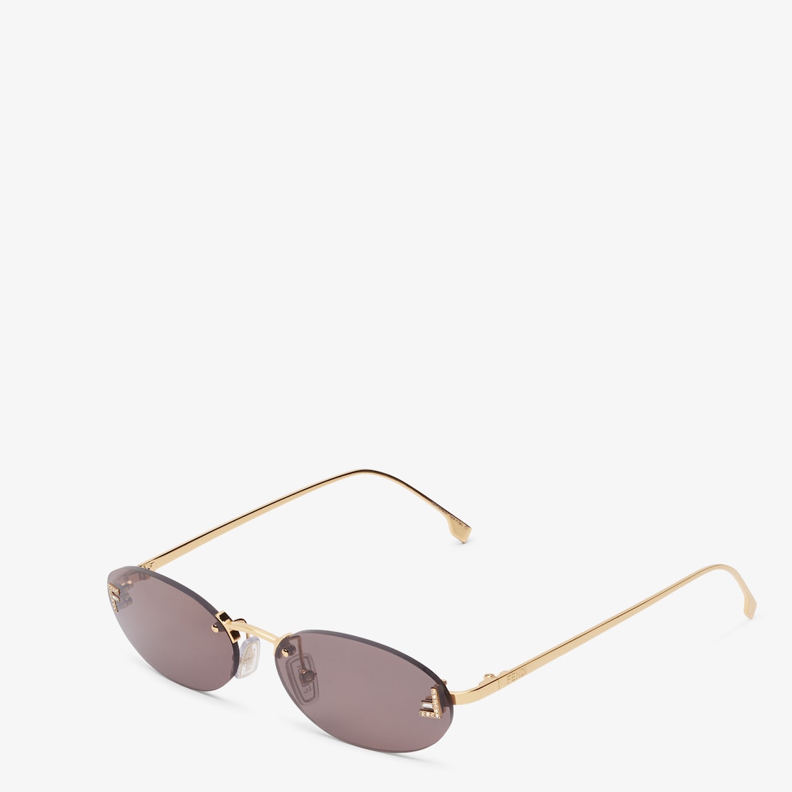 Fendi First Oval Sunglasses in Pink - Fendi