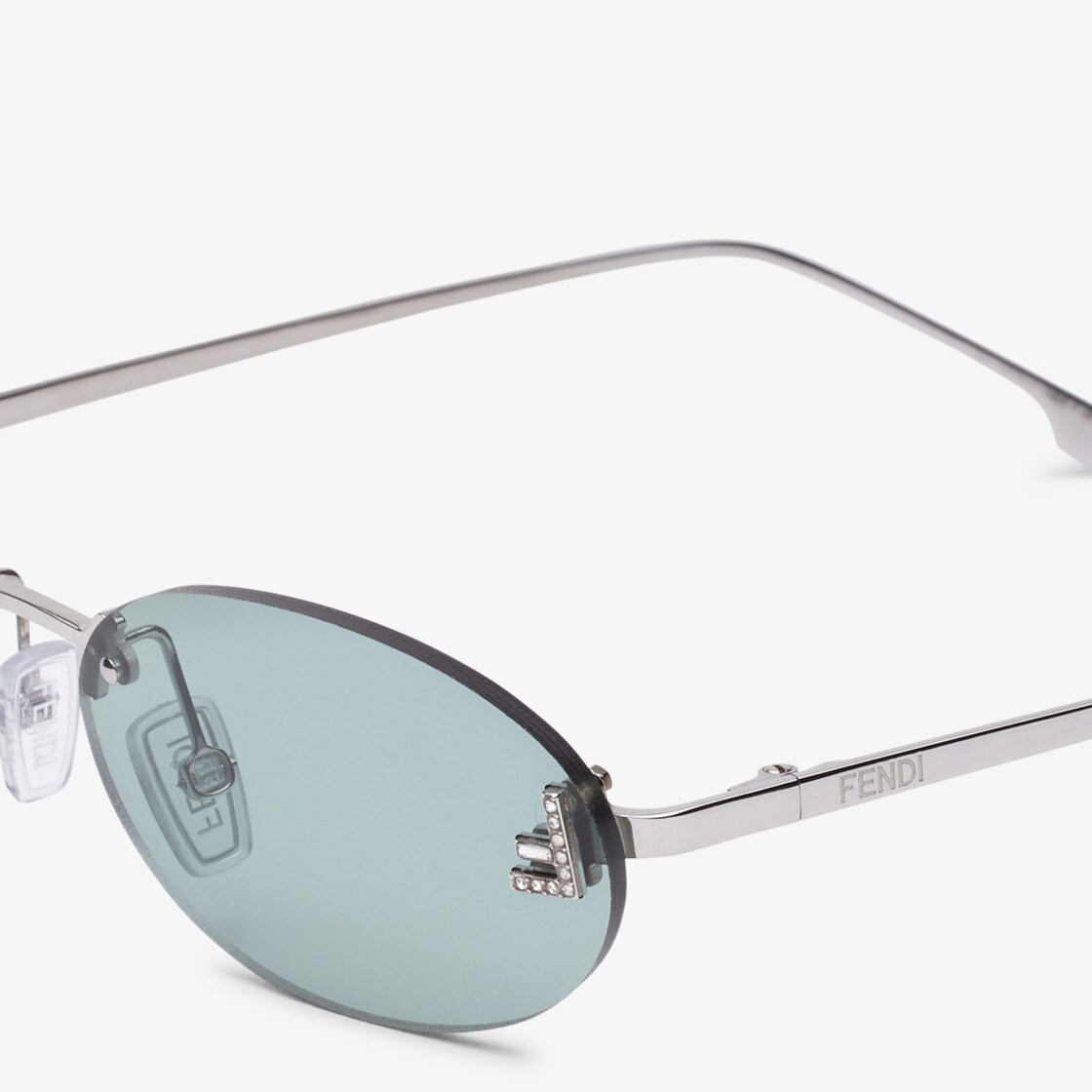 Fendi cheap rimless sunglasses