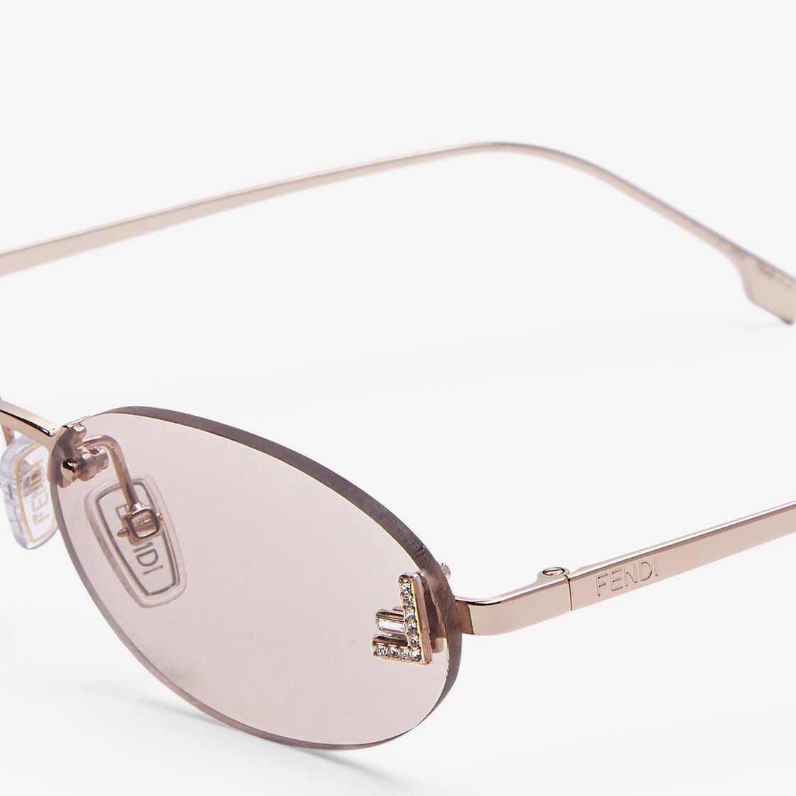 Fendi sunglasses rose gold on sale