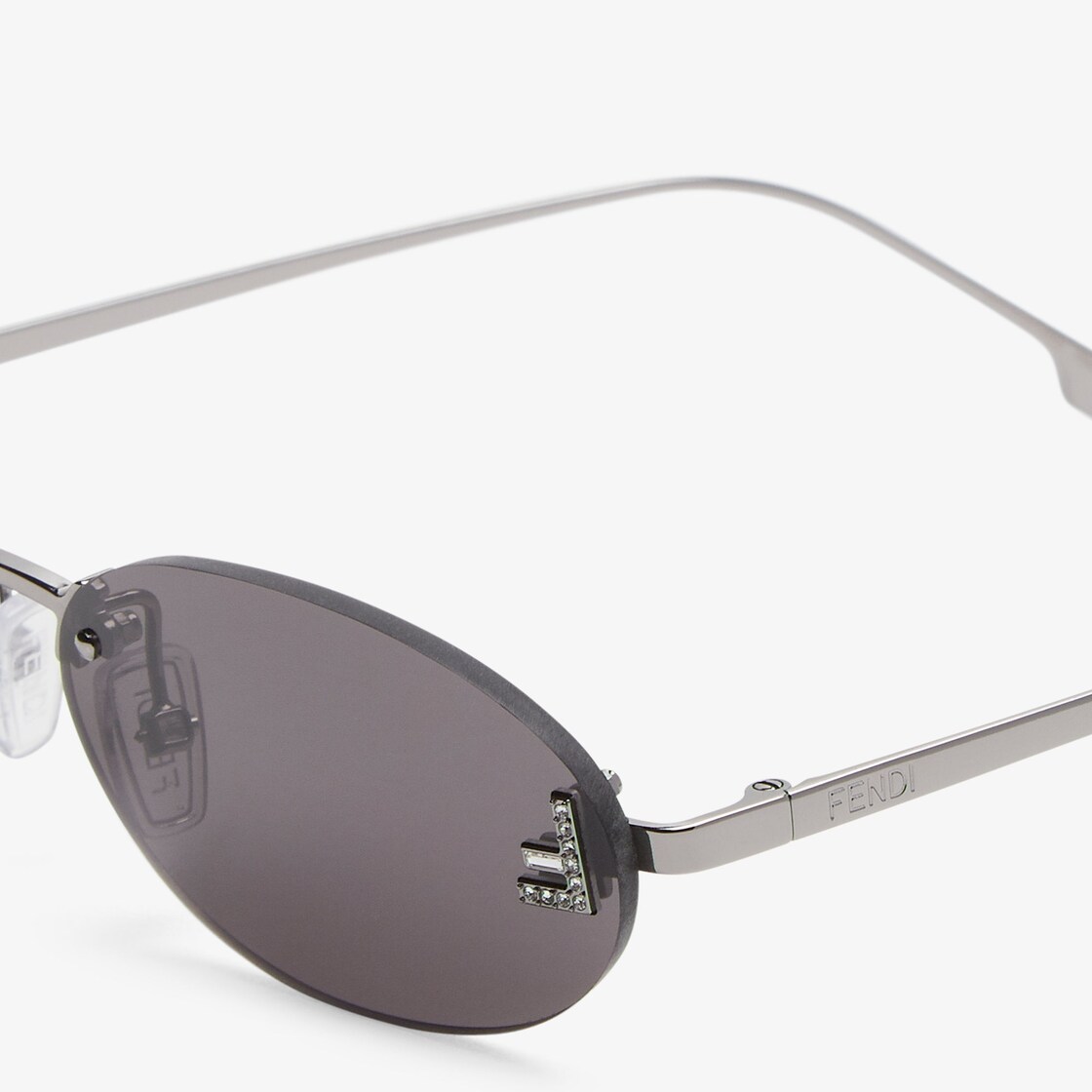 Fendi First Crystal Ruthenium finish Grey - Image 3/3