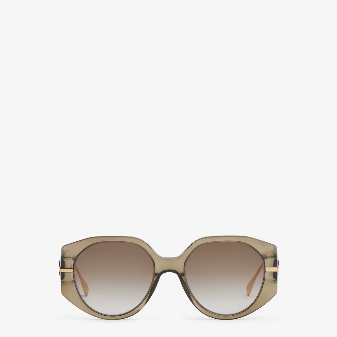 Fendi oversized discount round acetate sunglasses