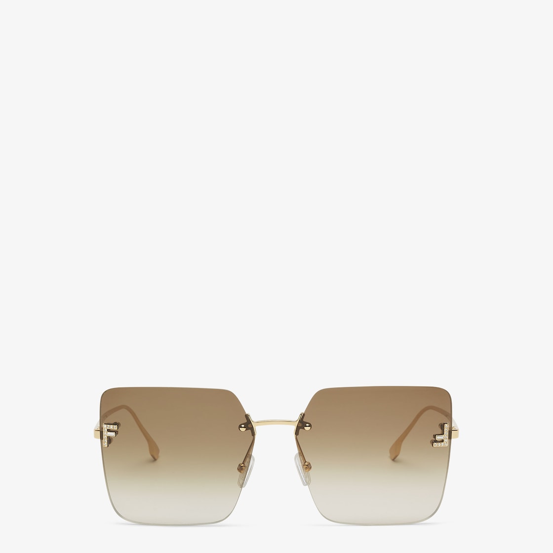 Compre Gafas de sol en Dorado para Mujer FENDI ES