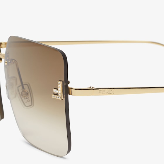 Fendi Oversized square First Crystal glasses | Thumbnail 3
