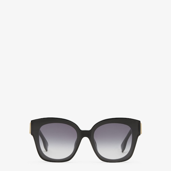 Fendi Square First eyeglasses in black acetate