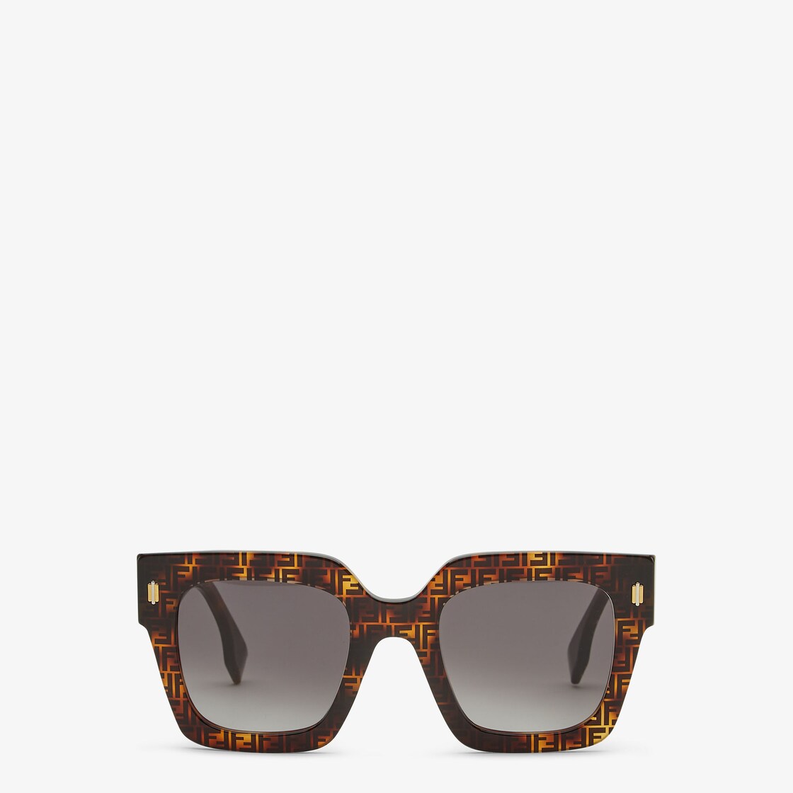 Fendi square shop acetate sunglasses