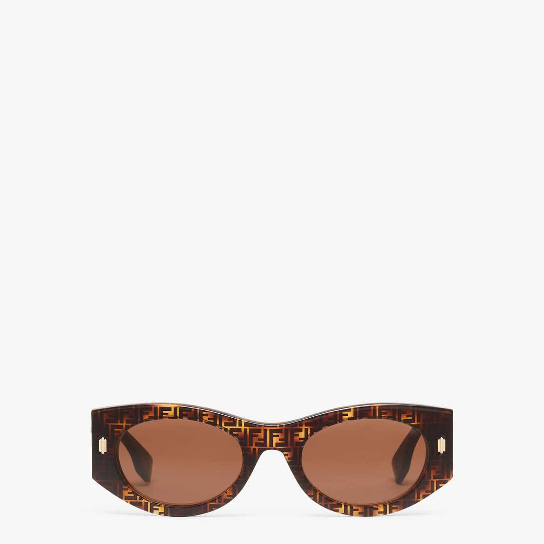 Lunettes de soleil en Marron de luxe pour Femme FENDI FR