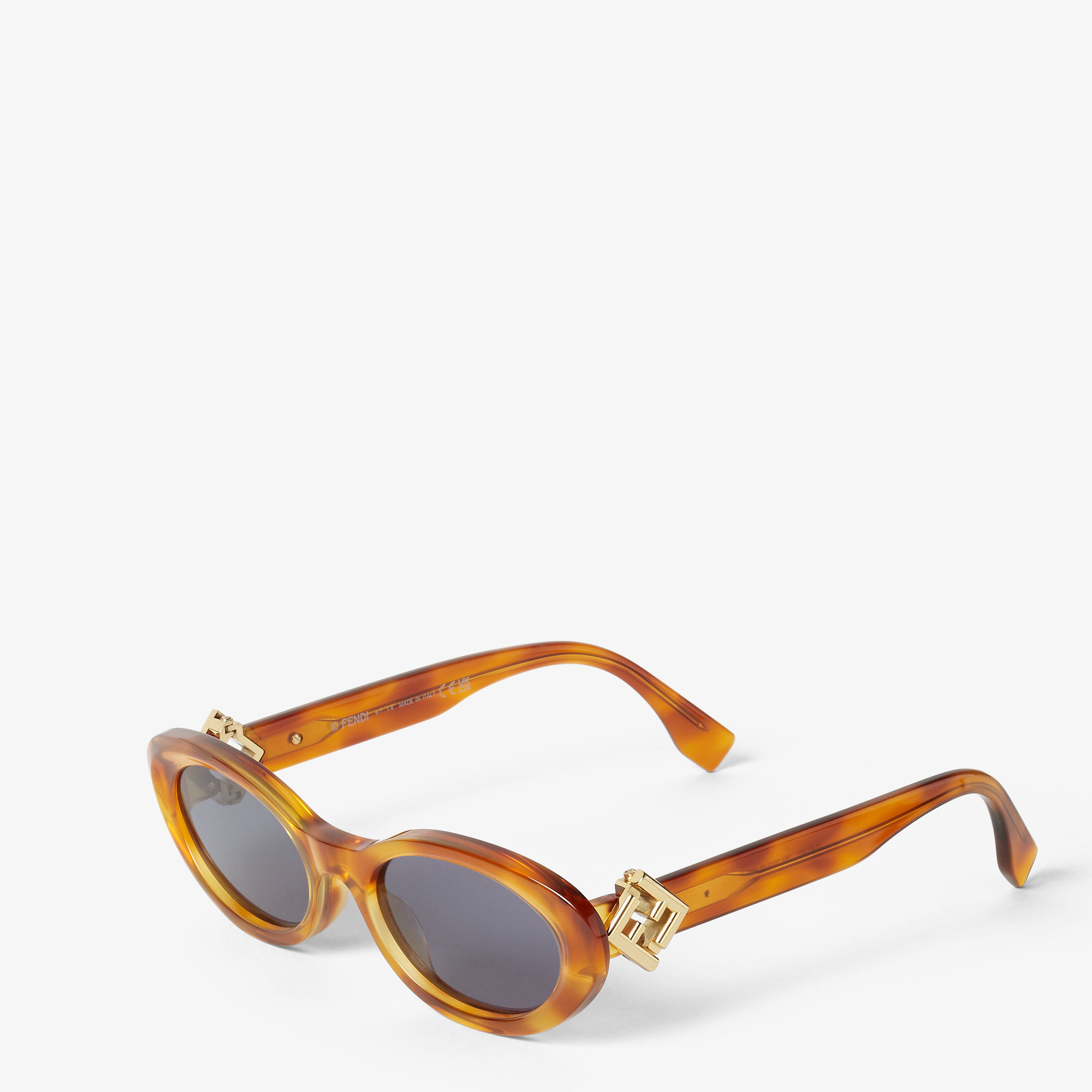 FF Diamonds Light Havana acetate sunglasses Fendi