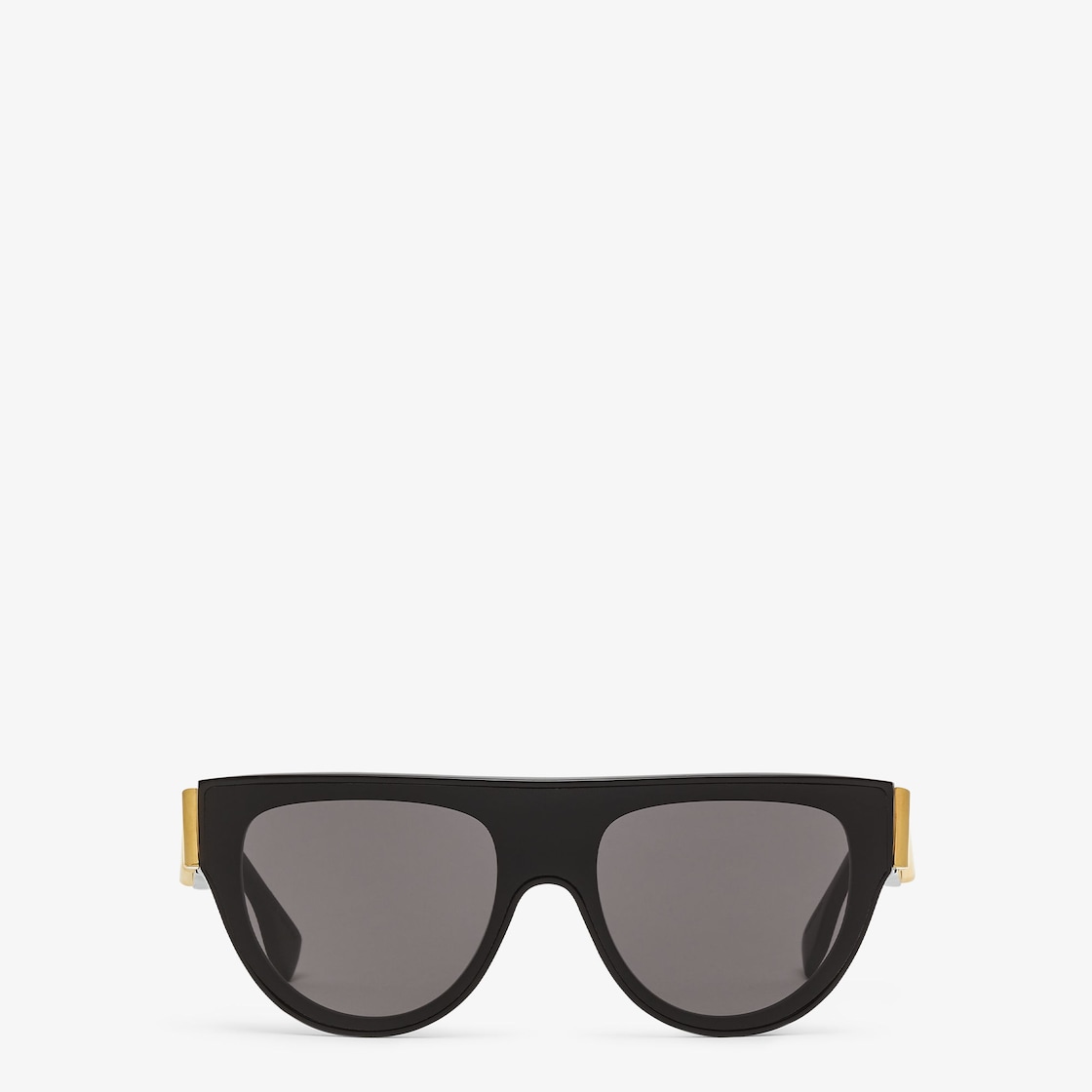 Fendi First Black acetate shield sunglasses Fendi