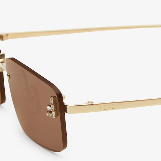 Fendi Rectangular First Crystal glasses with a rimless | Thumbnail 3