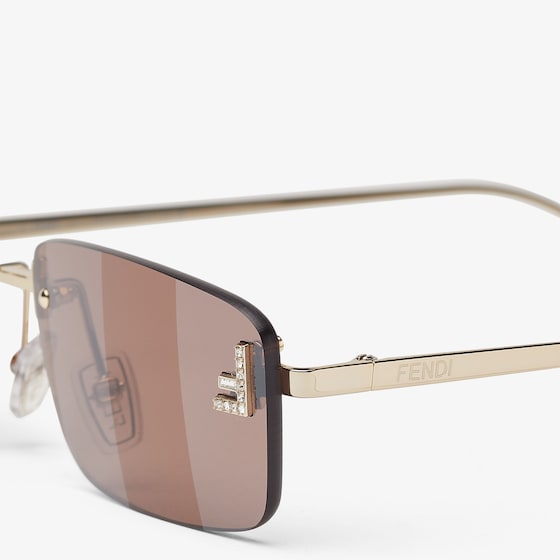 Fendi Rectangular First Crystal glasses with a rimless | Thumbnail 3